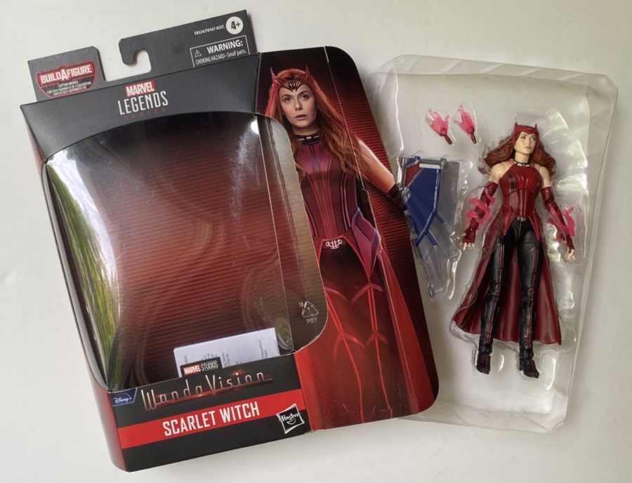 Marvel Legends Series Scarlet Witch 6-inch Retro Packaging Action Figure  Toy, 4 Accessories