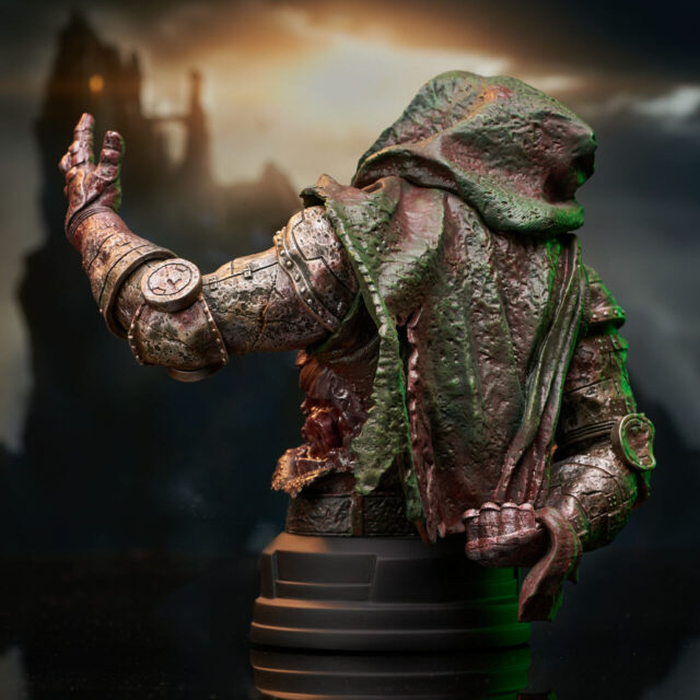 Back of 2021 NYCC Zombie Doom Mini Bust