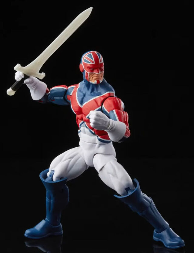 Excalibur Marvel Legends Captain Britain Figure with Sword of Might