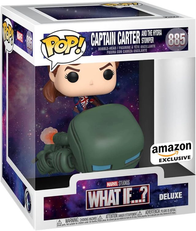 Funko POP What If Captain Peggy Carter Iron Stomper Year of the Shield Exclusive Vinyl Figure