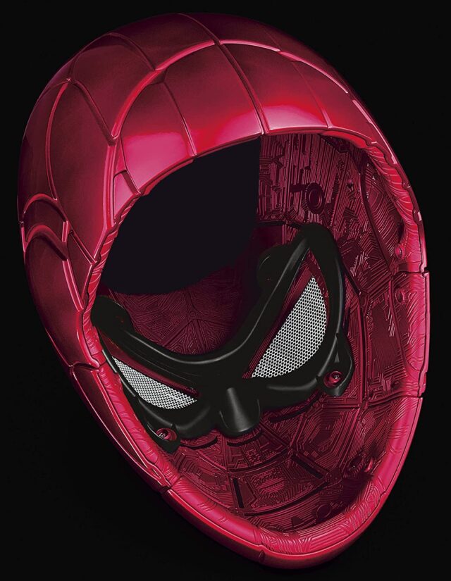 Interior of Iron Spider Helmet Marvel Legends Prop Replica