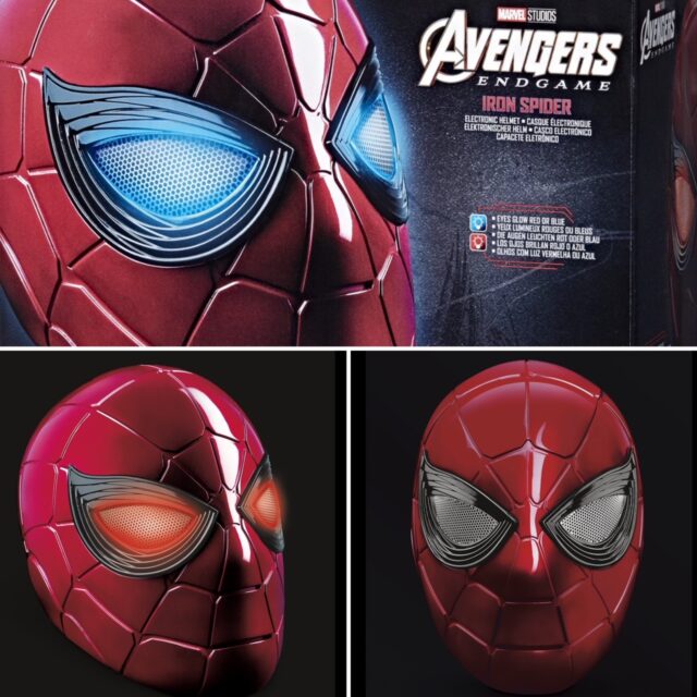Marvel Legends Iron Spider Helmet LED Light-Up Eye Modes