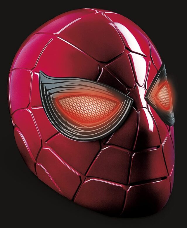 Marvel Legends Iron Spider Man Helmet Instant Kill Mode Red Eyes