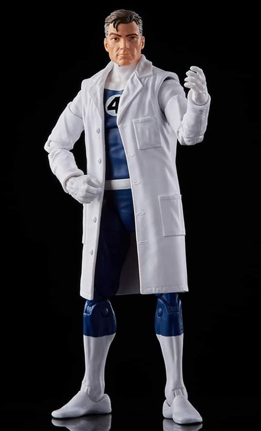 Marvel Legends Retro Fantastic Four Mr. Fantastic Figure in Lab Coat