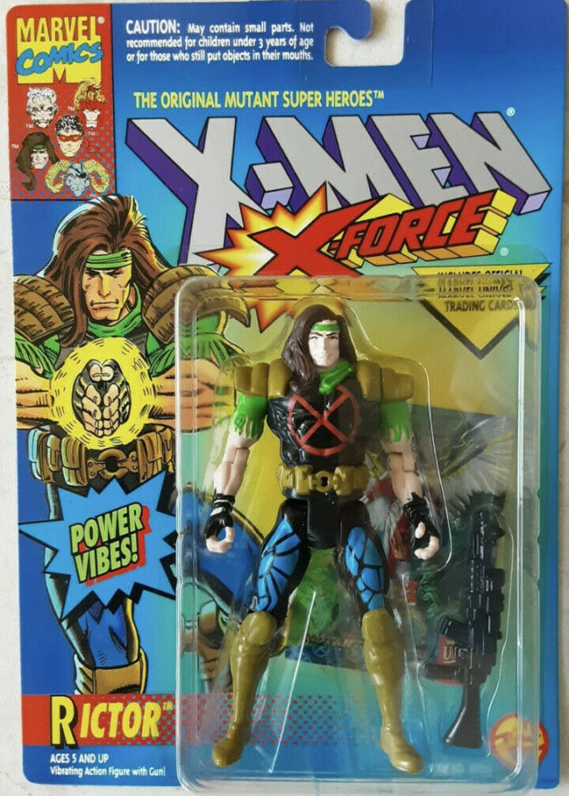 Toybiz X-Force Rictor Action Figure on Card