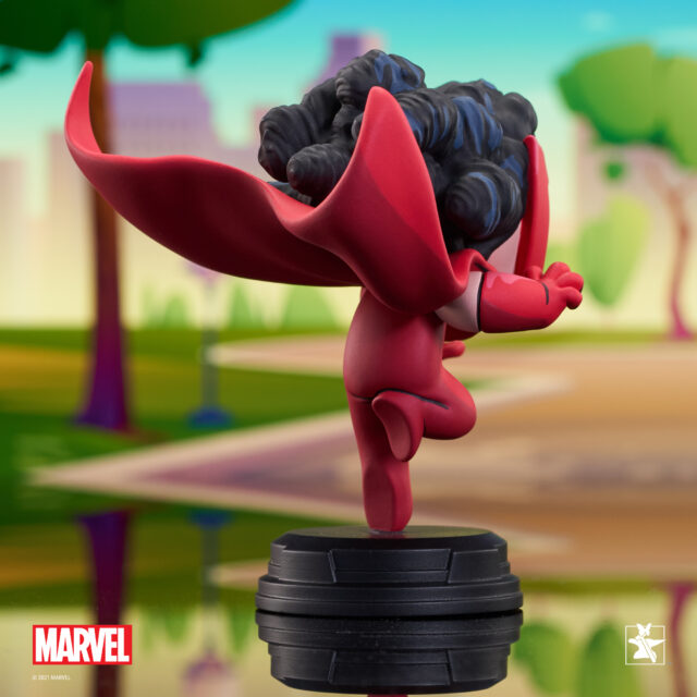 Back of Skottie Young Scarlet Witch Marvel Babies Statue