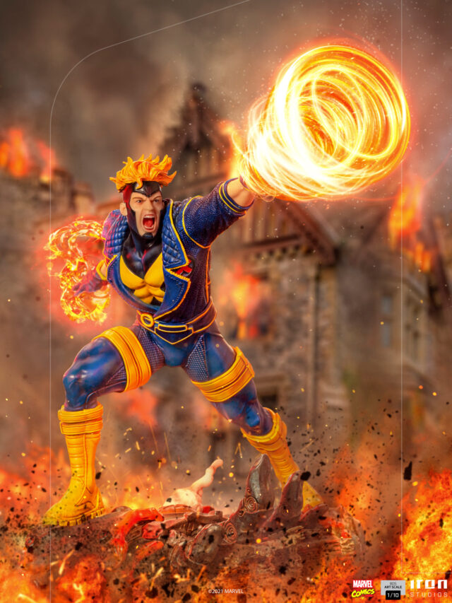 Iron Studios Havok Statue X-Men Battle Diorama Series 90s X-Factor