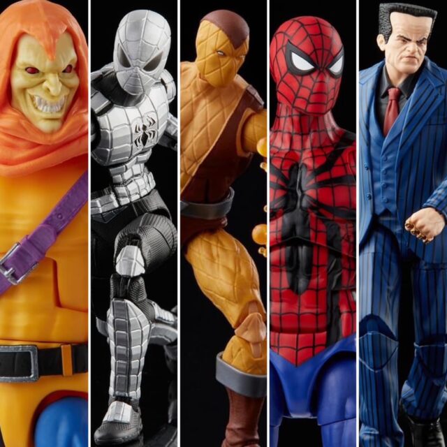 Marvel Legends 2022 Spider-Man Retro Series Figures Hobgoblin Shocker Hammerhead Ben Reilly