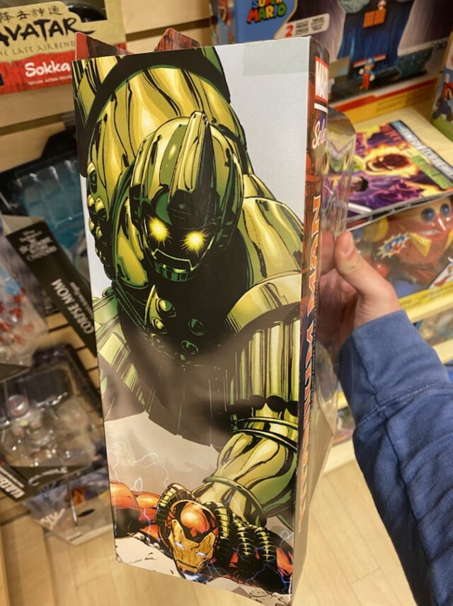 DST Titanium Man Marvel Select Action Figure Box Spine Art