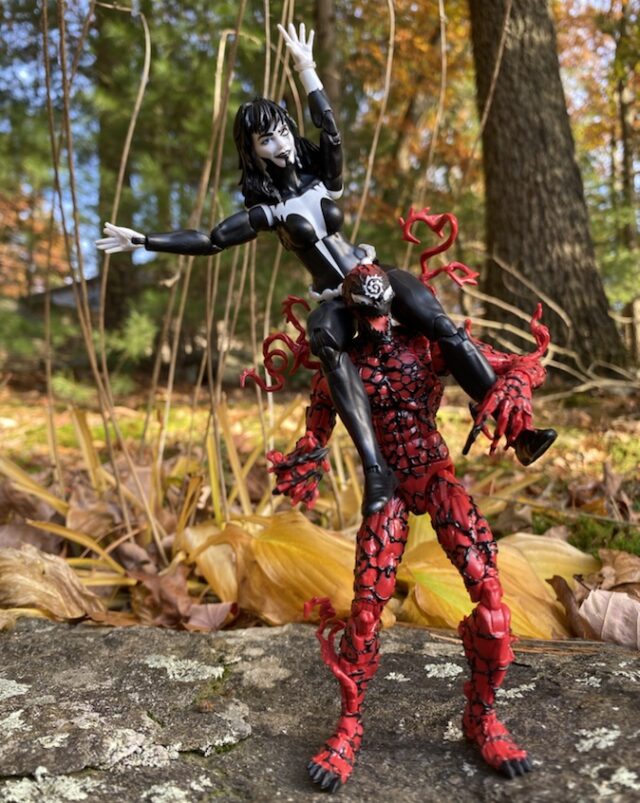 2022 Marvel Legends Shriek Acfion Fiure Review with Carnage Girlfriend