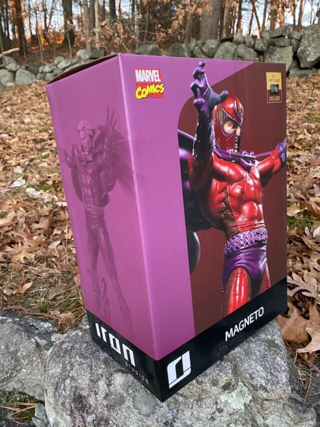 Iron Studios Deluxe Magneto Statue Box