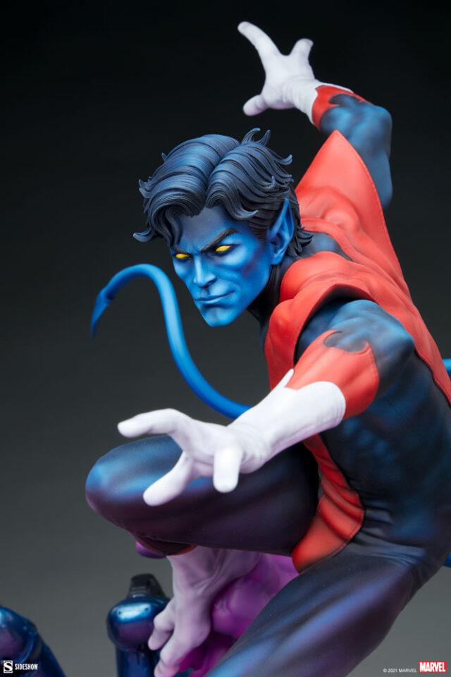 lose-Up of Nightcrawler Sidehow X-Men PF Statue