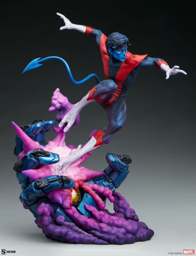 Side View of Nightcrawler PF Figure Sideshow Collectibles Statue