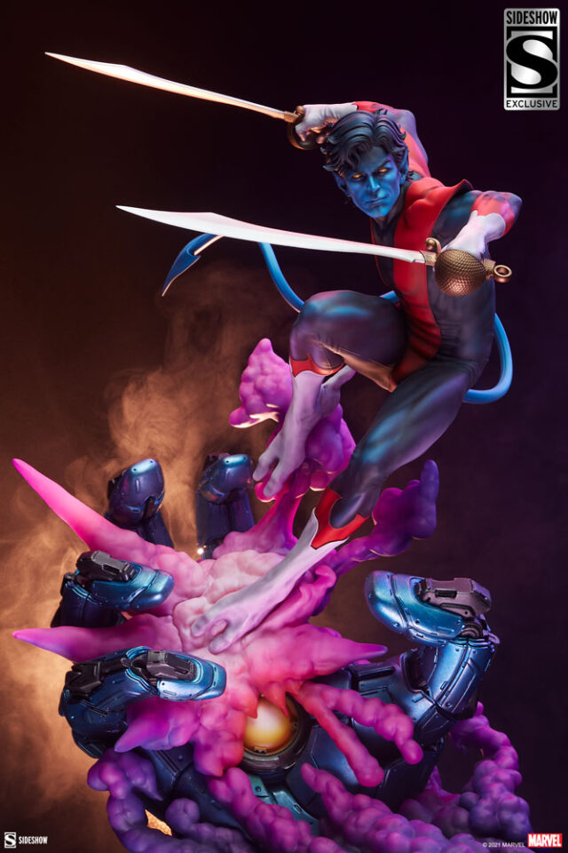Sideshow Collectibles Nightcrawler EX Excluaive Premium Format Figure Statue with Swords