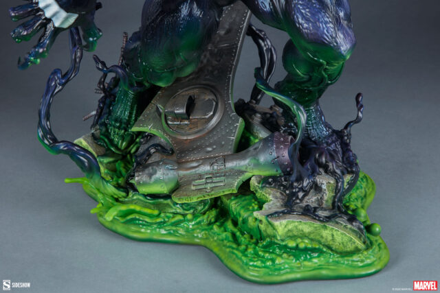 Sideshow Venom Statue Base Green Goblin Glider Oscorp