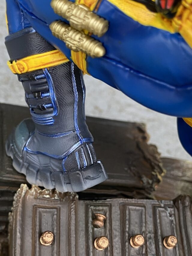 Details on Bishop's Boots Iron Studios X-Men Battle Diorama Series