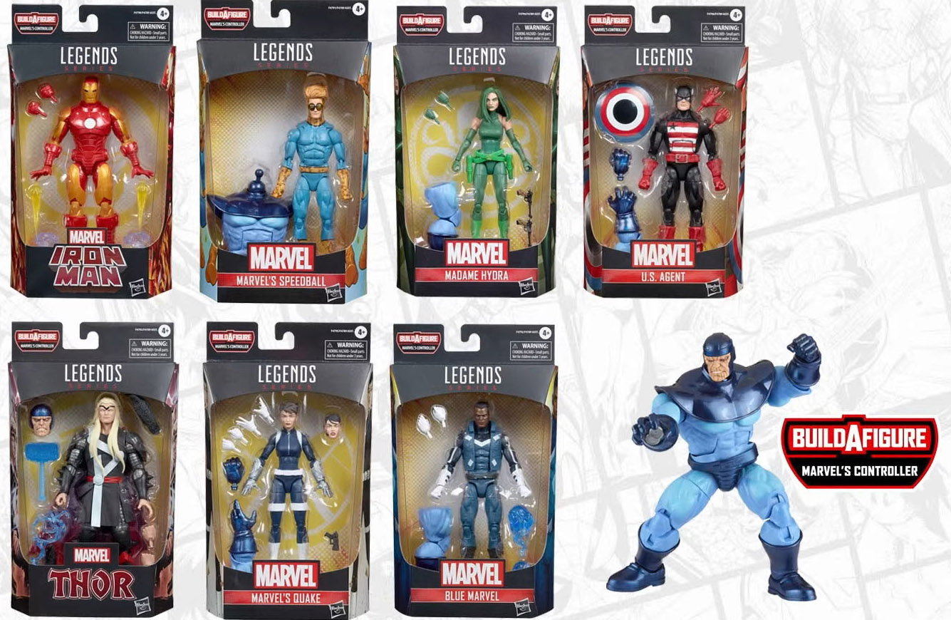 10 PAIR OF THE Marvel Legends Series BLUE HAND Fist For 6" Figure 