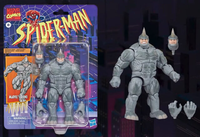 SPIDER-Man Marvel Legends 022 Retro Rhino Action Figure in Box