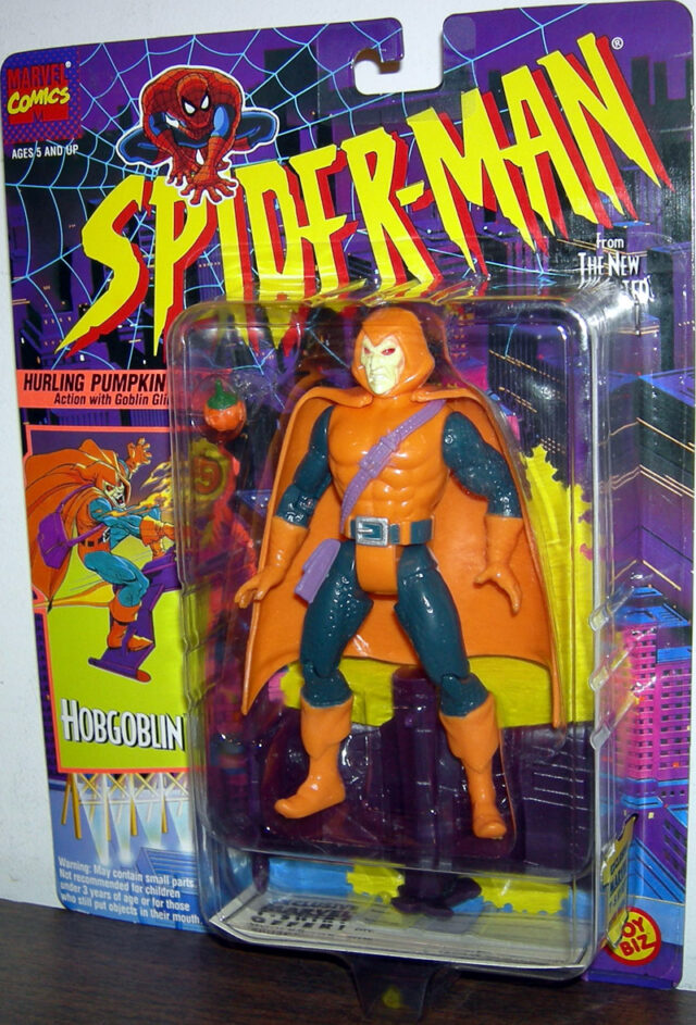 Toybiz Hobgoblin 90s Spider-Man Animated Series Figure Packaged