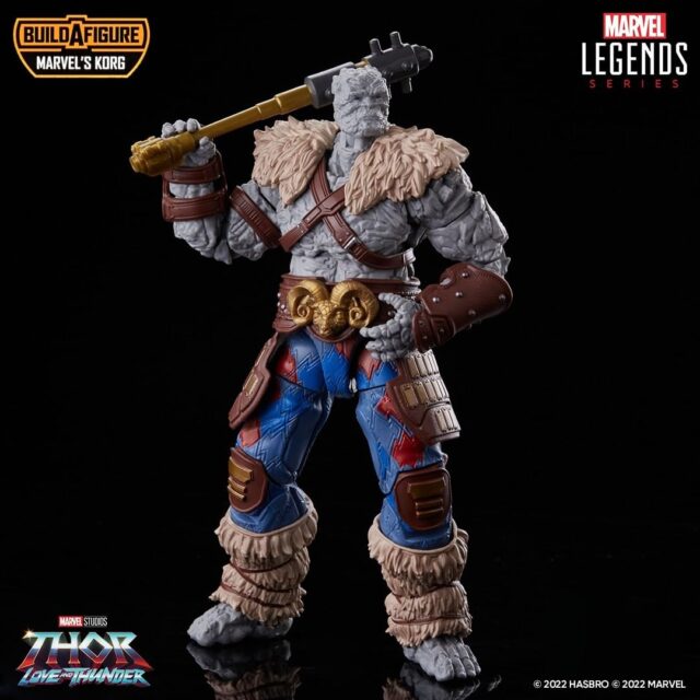 Marvel Legends Korg Build-A-Figure Thor Love and Thunder Movie Hasbro