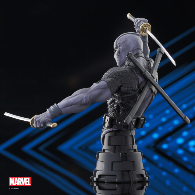 Back of X-Force Deadpool Bust NYCC 2021