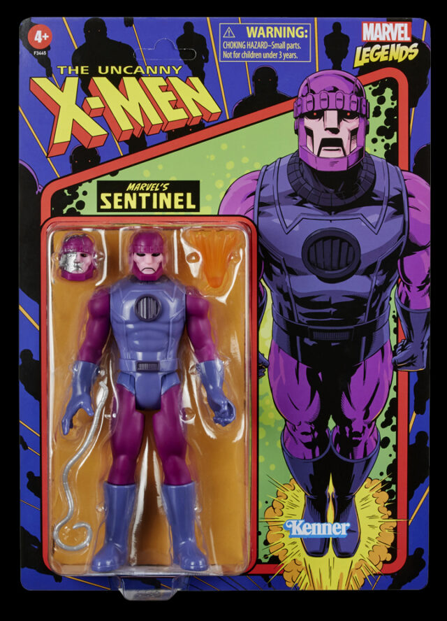 Marvel Legends Retro Sentinel Figure Packaged