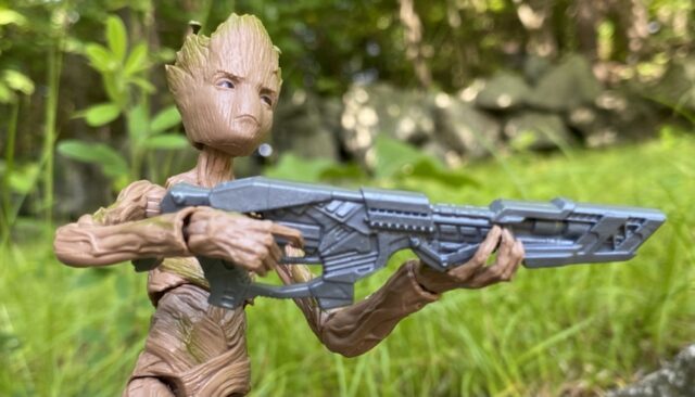 Groot Thor 4 Movie Marvel Legends Six Inch Figure Blaster Gun