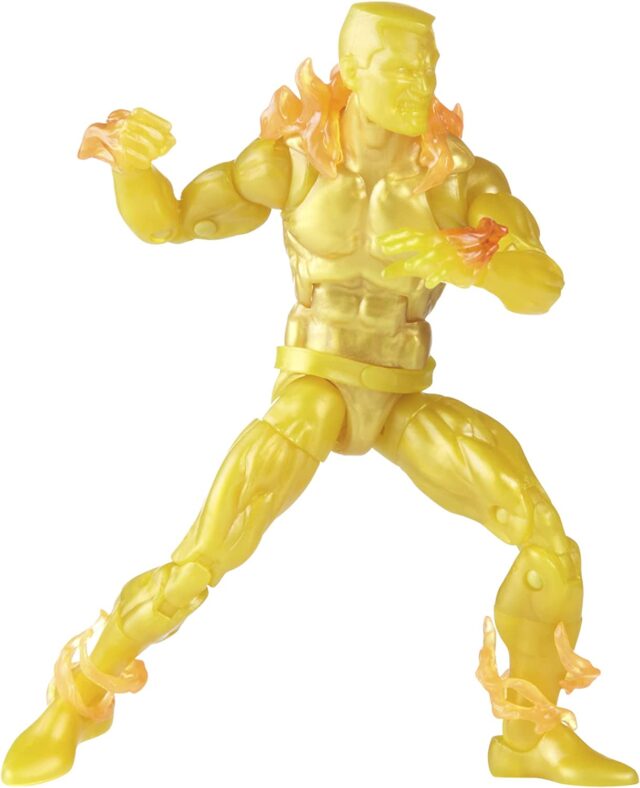 Marvel Legends Molten Man Exclusive Amazon Figure with Fire Effects