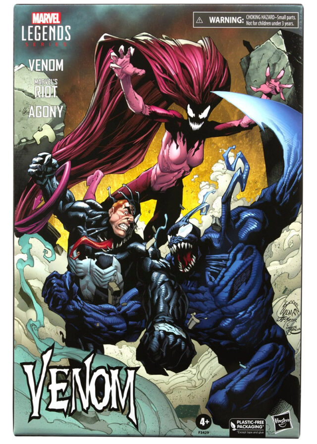 Marvel Legends Venom Agony Riot Box Set Packaging Ryan Stegman