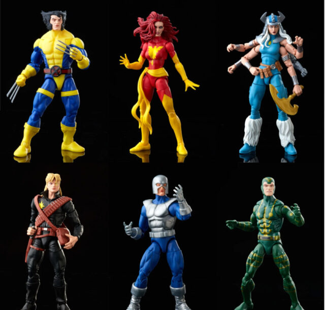 X-Men Retro Marvel Legends 2022 Series Action Figures Hasbro