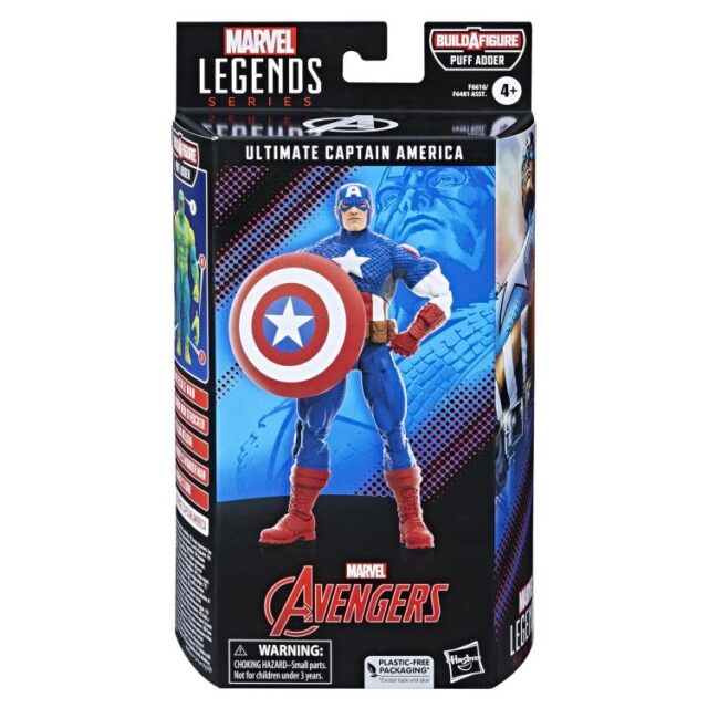 2023 Marvel Legends Avengers Ultimate Captain America Six Inch Figures