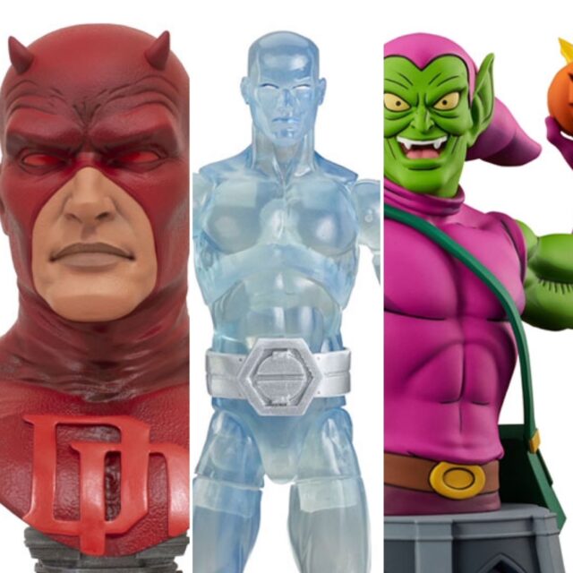 Diamond Select Toys Iceman Select Legends in 3D Daredevil Animated Green Goblin Bust