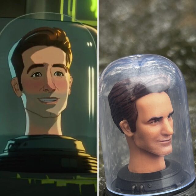 What If Scott Lang Head Comparison with Cartoon Photo
