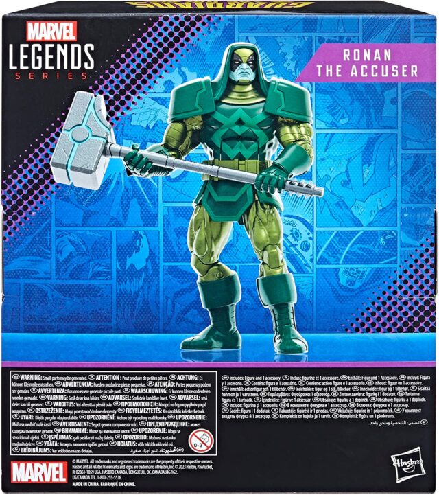Hasbro Ronan Marvel Legends Packaging Box Back 2023