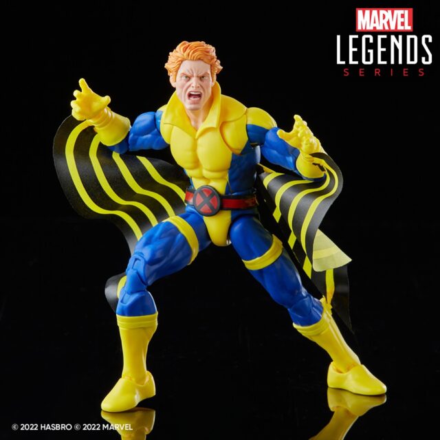 Marvel Legends Banshee Figure Yellow Blue 3-Pack Costume