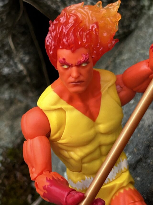 Close-Up of Marvel Legends Firelord Figure