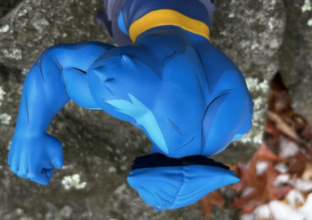 Overhead View of Disney Exclusive X-Men Animated Beast Statue Review