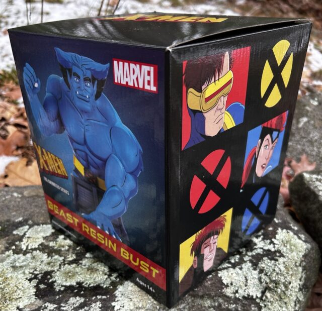 Box Back X-men 92 Beast Bust by Diamond Select Toys Disney Shop Exclusive