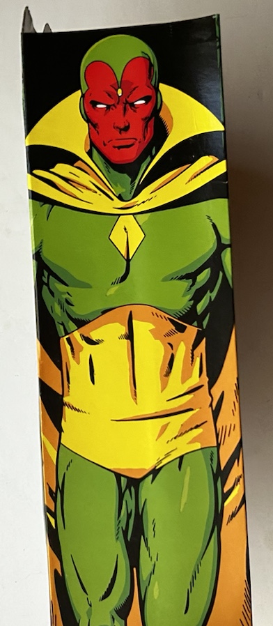 Box Spine Artwork Vision Marvel Select Packaging