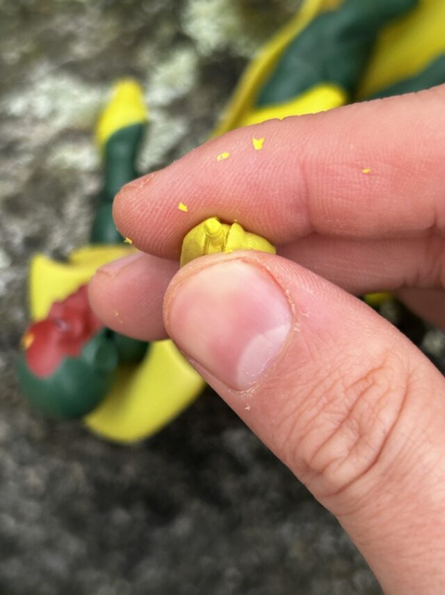 Marvel Select Vision Paint Flaking on Hands