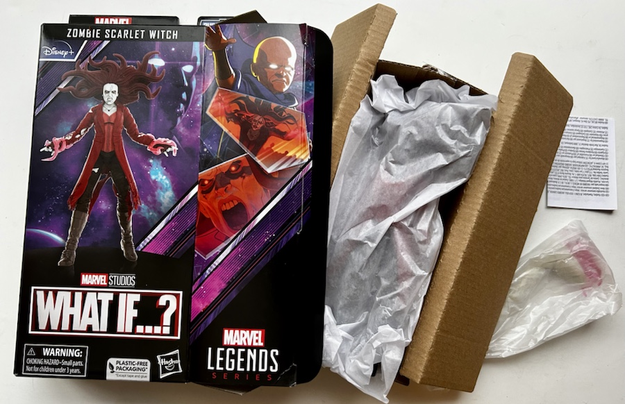 ZOMBIE SCARLET WITCH Marvel Legends MCU What If Wanda no Khonshu