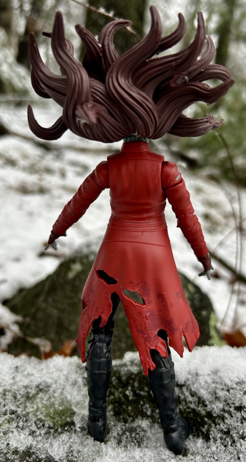 Marvel Legends Zombie Scarlet Witch Khonshu Build A