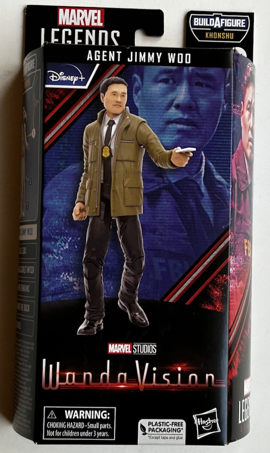 Box Front Agent Jimmy Woo Marvel Legends 2023 Action Figure
