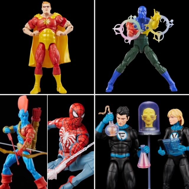 New Spider-Man & Moon Knight Retro Marvel Legends Figures Revealed