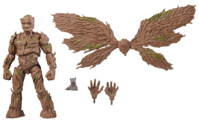 GOTG Vol 3 Groot Marvel Legends Hasbro Figure and Accessories