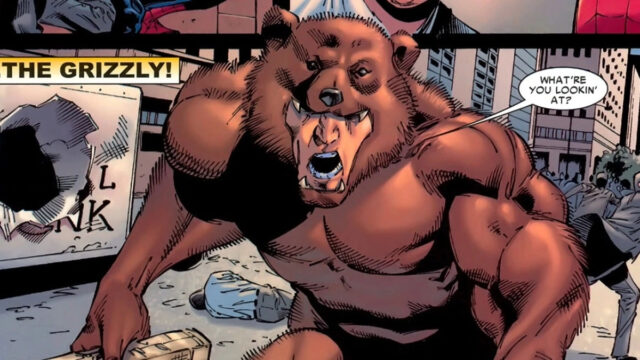 Marvel The Grizzly Spider-Man Bear Villain