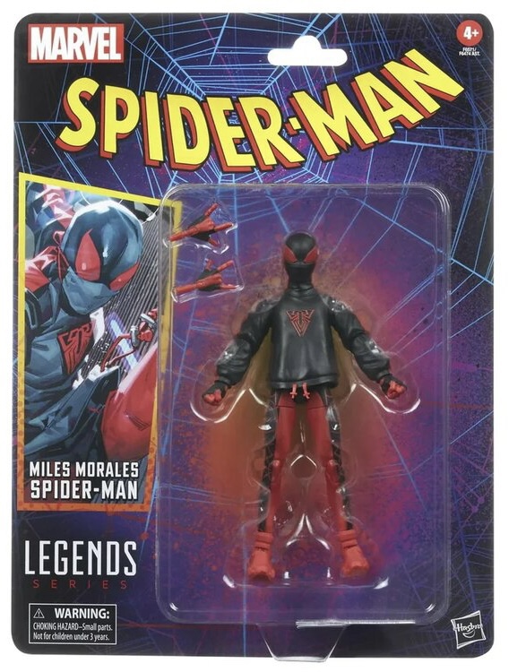Marvel Legends 2023 Miles Morales Spider-Man Figure Packaged