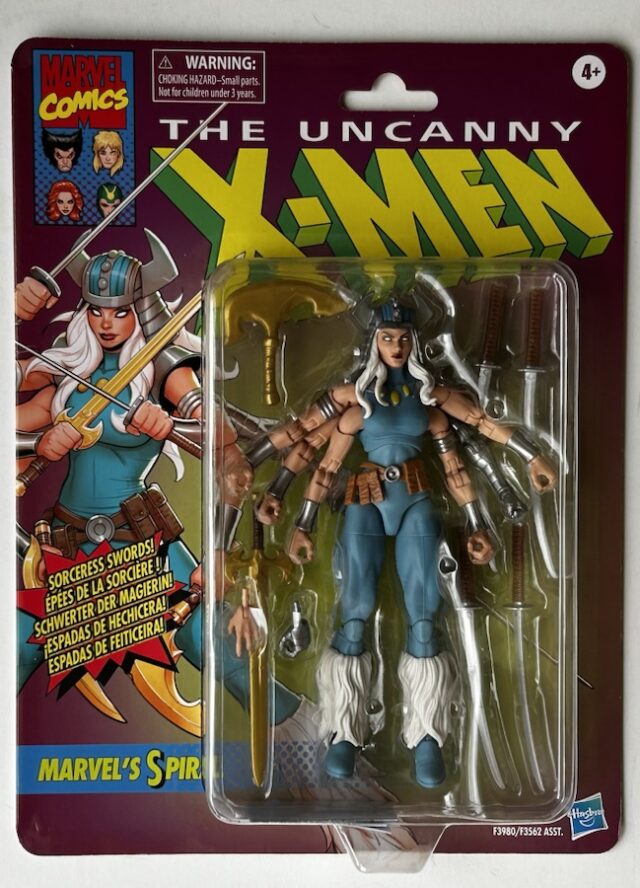 Hasbro Marvel Legends X-Men Retro Series Spiral Figure Packaged