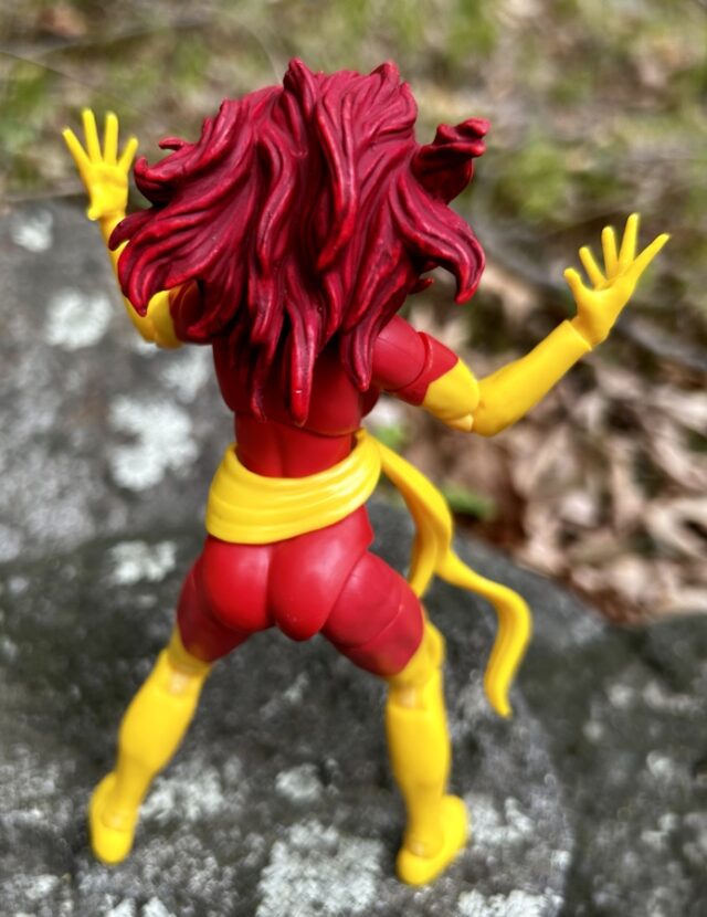 Back of Marvel Legends X-Men Retro Dark Phoenix Figure