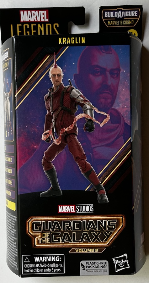 Hasbro Marvel Legends Series Guardians of the Galaxy: Volume 3 Star-Lord  (Build-A-Figure - Marvel's Cosmo) 6-in Action Figure